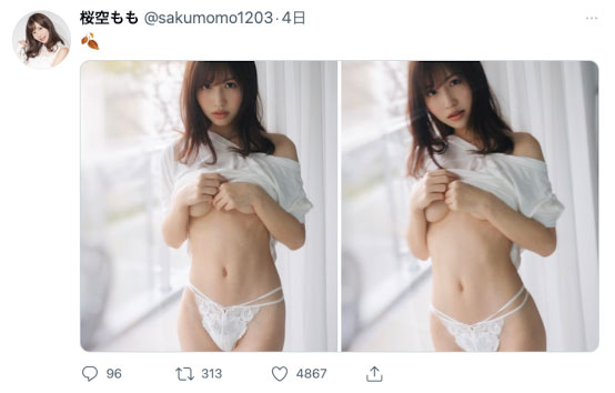 桜空もも(樱空桃，Sakura-Momo)作品IPX-812封面预览及内容赏析-知尤园