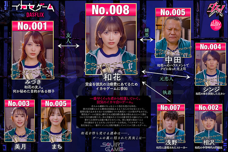 「暗黑版鱿鱼游戏」合演作品DASS-534封面预览及内容赏析-知尤园